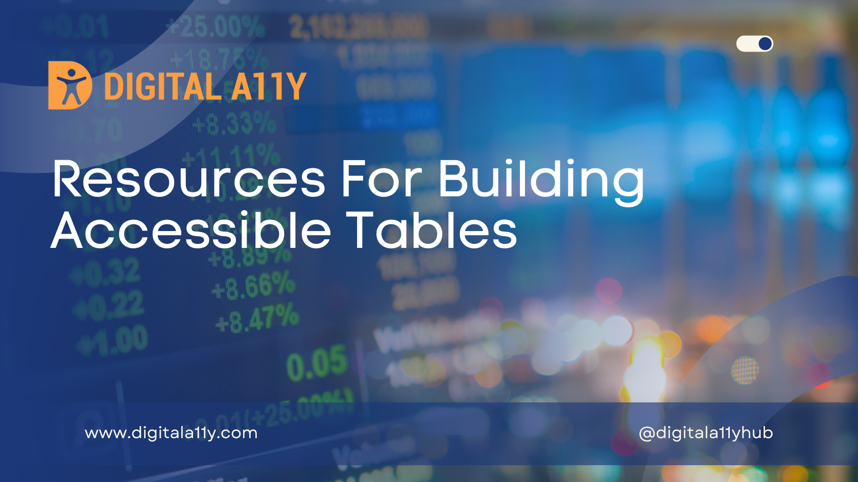 Resources For Building Accessible Tables