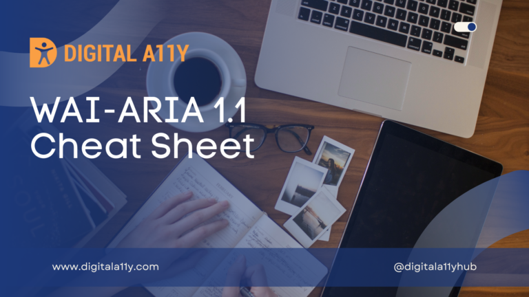 WAI-ARIA 1.2 Cheat Sheet