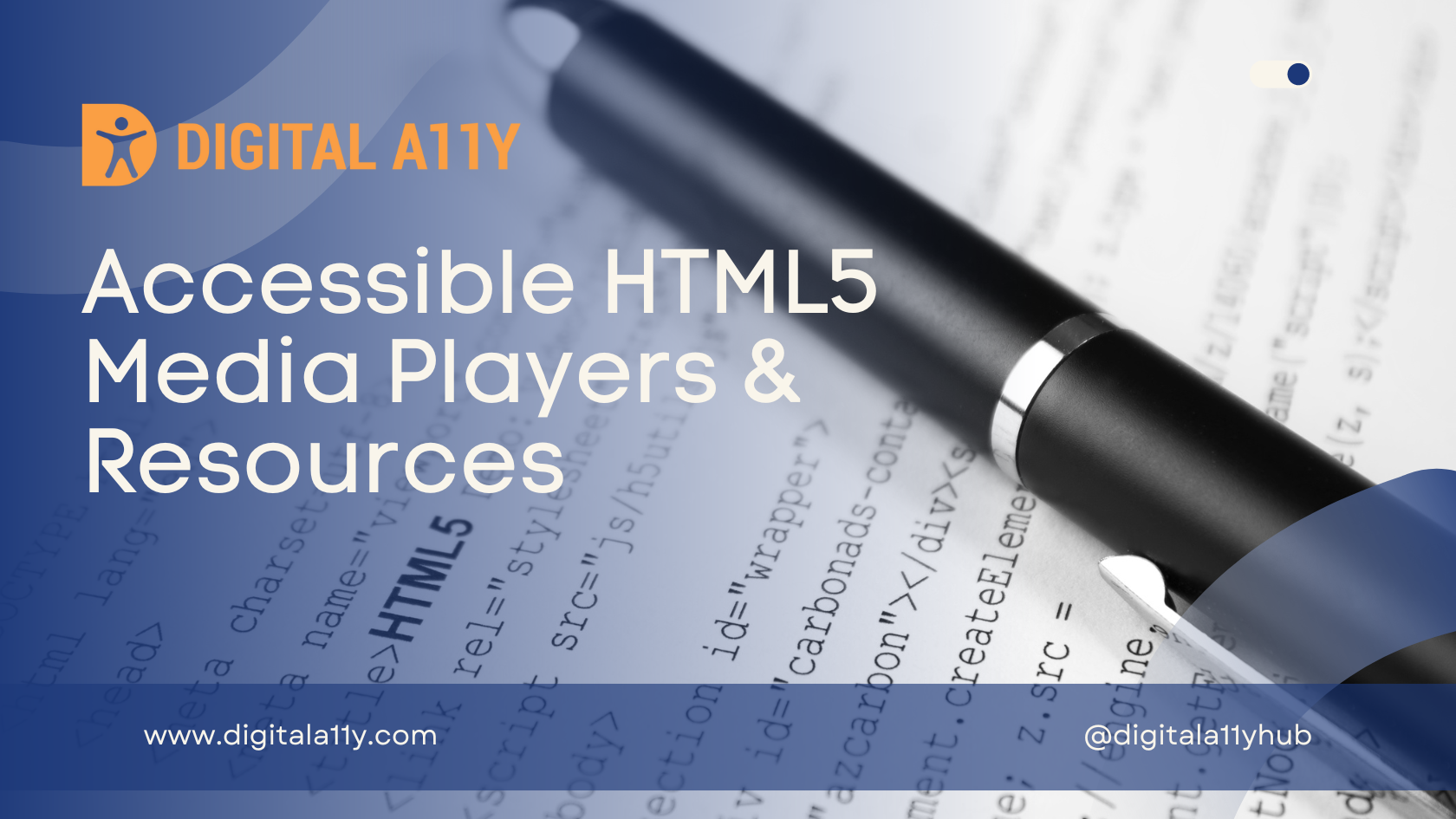 Accessible HTML5 Media Players & Resources