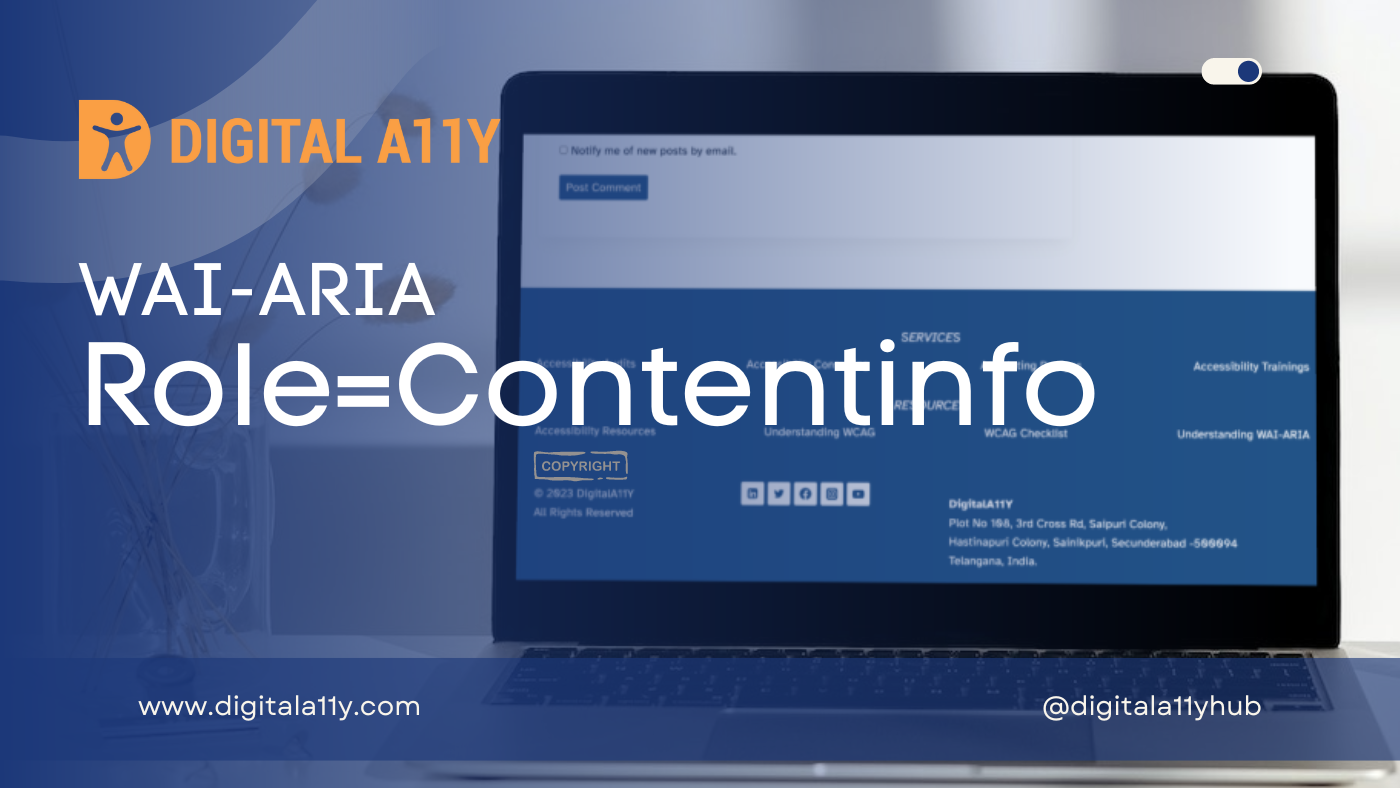 WAI-ARIA: Role=Contentinfo