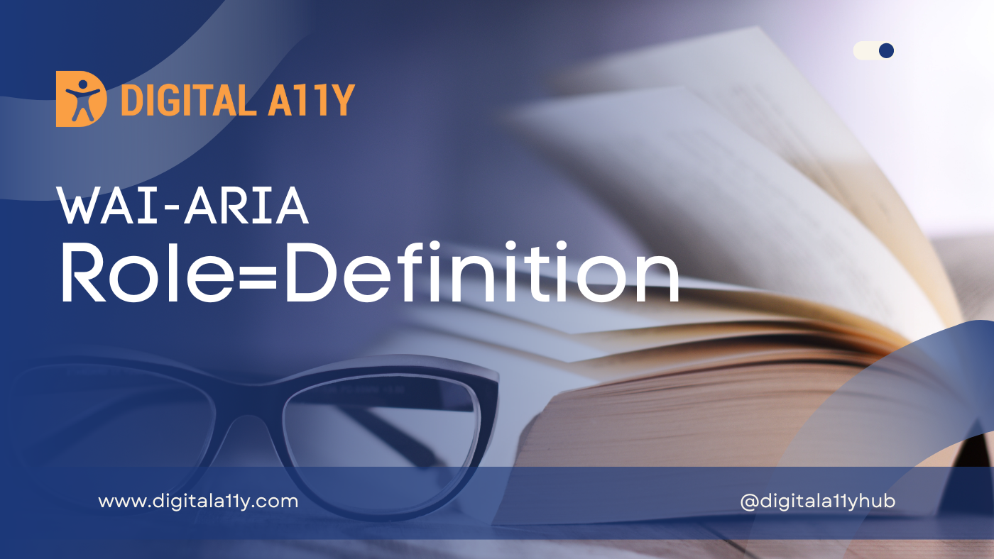 WAI-ARIA: Role=Definition