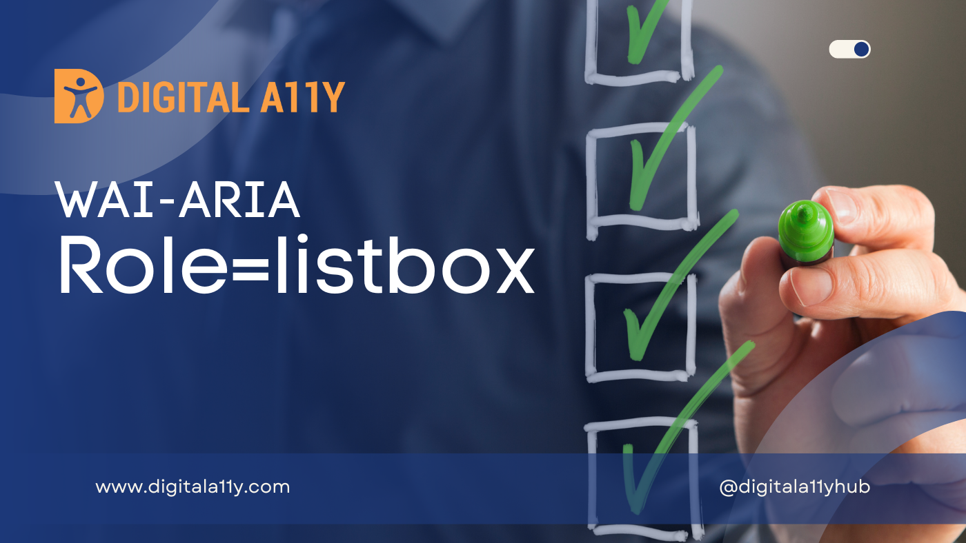 WAI-ARIA: Role=Listbox