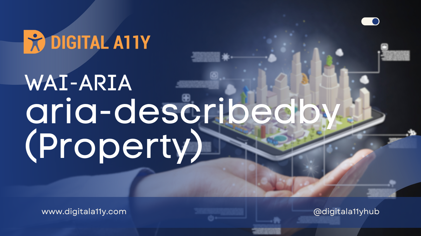 WAI-ARIA: aria-describedby (Property)