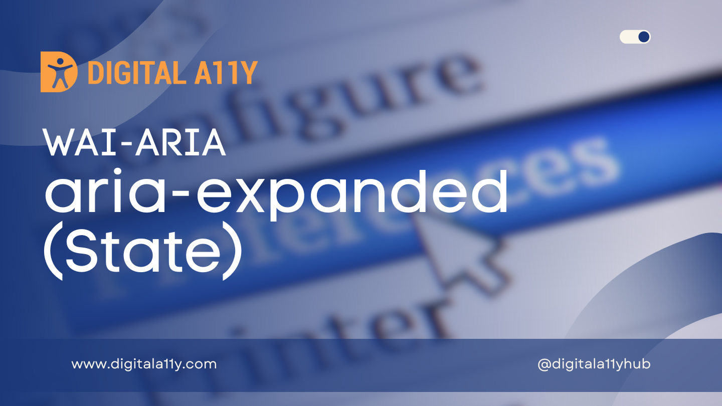 WAI-ARIA: aria-expanded (State)