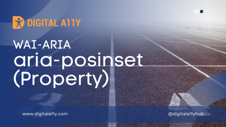WAI-ARIA: aria-posinset (Property)