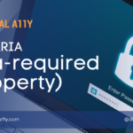 WAI-ARIA: aria-required (Property)