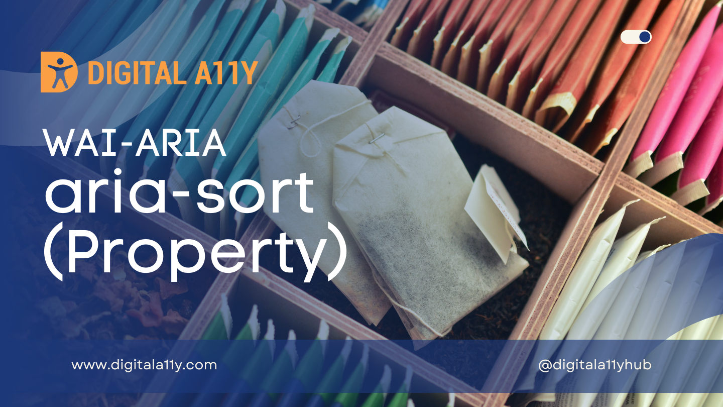WAI-ARIA: aria-sort(Property)