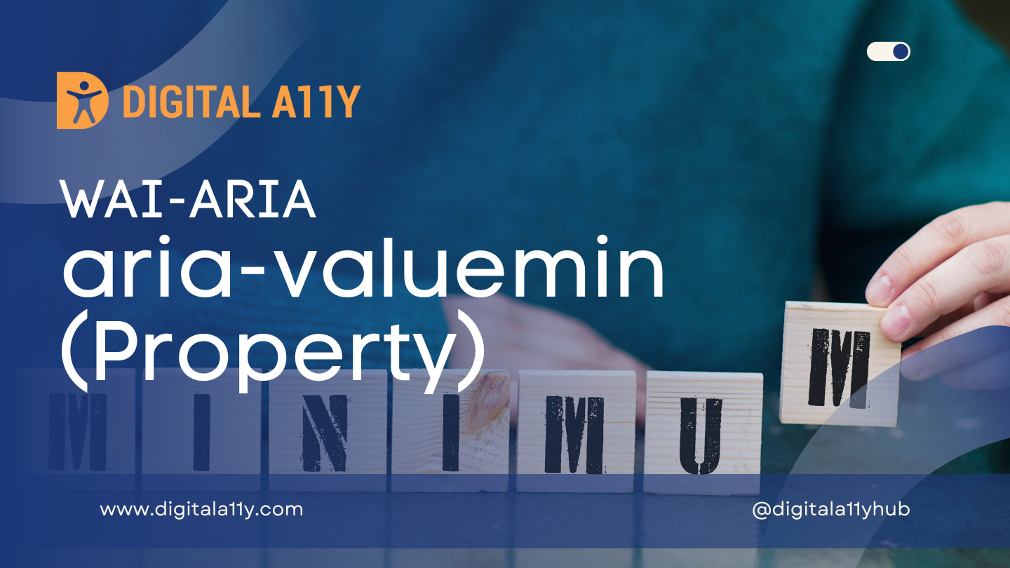 WAI-ARIA: aria-valuemin (Property)