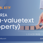 WAI-ARIA: aria-valuetext (Property)