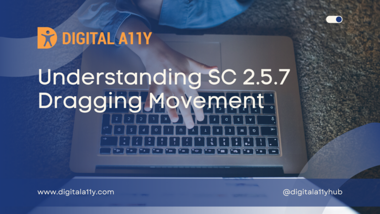 Understanding SC 2.5.7 Dragging Movements